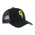 C cap black neon mesh - Front view | Cottega