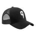 C logo cap full black white - Front view | Cottega