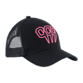 CCC cap neon pink outline - Front view | Cottega