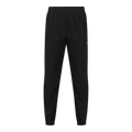 Performance tracksuit bottom, jet black - Front view | Cottega