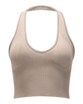 Empower Seamless Top, Desert Sand - Front view | Cottega