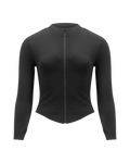 Empower Seamless Vest, Jet Black - Front view | Cottega